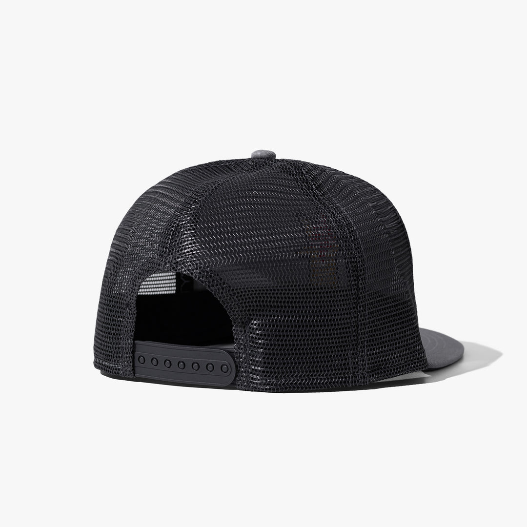 Logo Trucker Hat - New Era 9Fifty - Gray/Navy