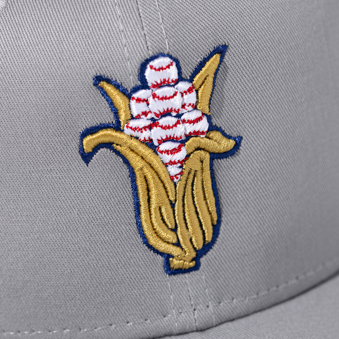 Logo Trucker Hat - New Era 9Fifty - Gray/Navy