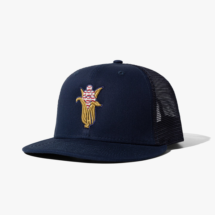 Logo Trucker Hat - New Era 9Fifty - Navy